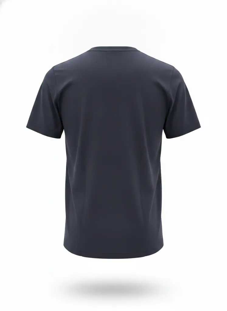 AI Generated Camiseta Petrol Industries 3D vista trasera fondo blanco (sin maniquí)