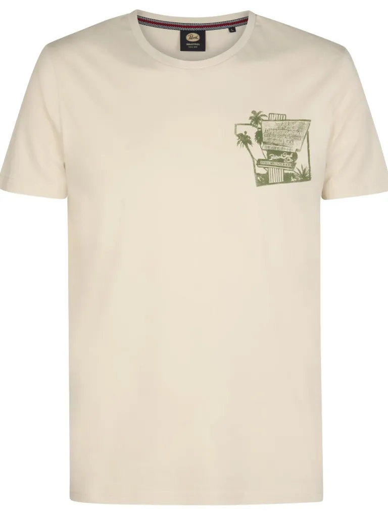 [TSR6040112] Camiseta Petrol Industries (Blanco roto, S)